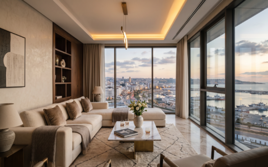 Appartement de Luxe au Hilton Tangier City Center – Étage 5, Unité D | 2 Chambres