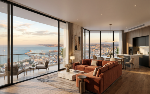 Appartement de Luxe au Hilton Tangier City Center – Tour de Vue, Étage 9, Unité D
