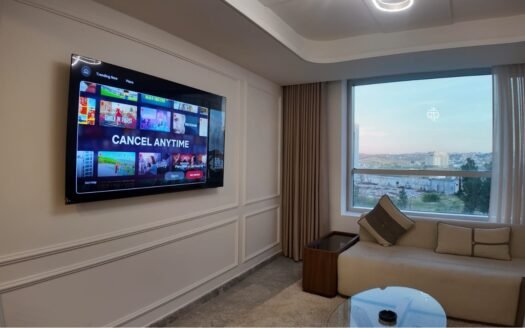 2 Master Bedrooms Apartment at Hilton Tangier City Center Hotel & Residences